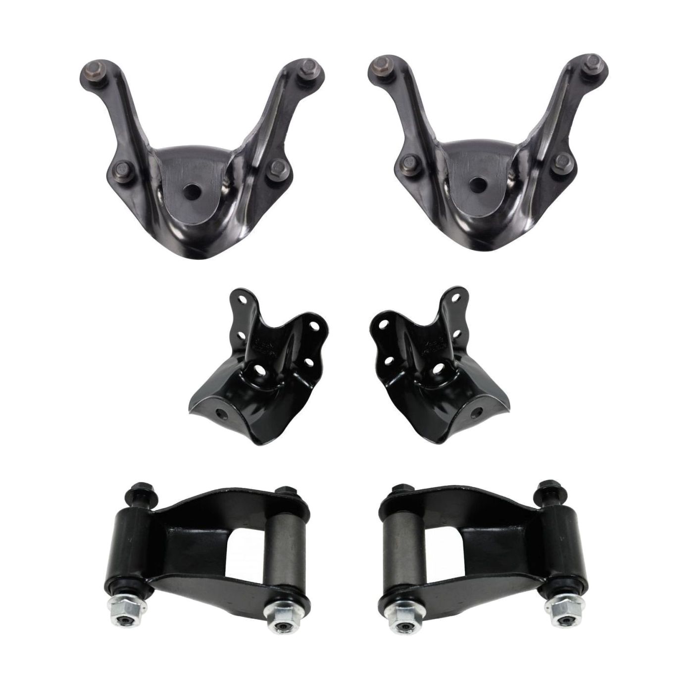 For 94-97 B2300 Extended Cab Pickup Leaf Spring Shackle & Bracket Repair Kit