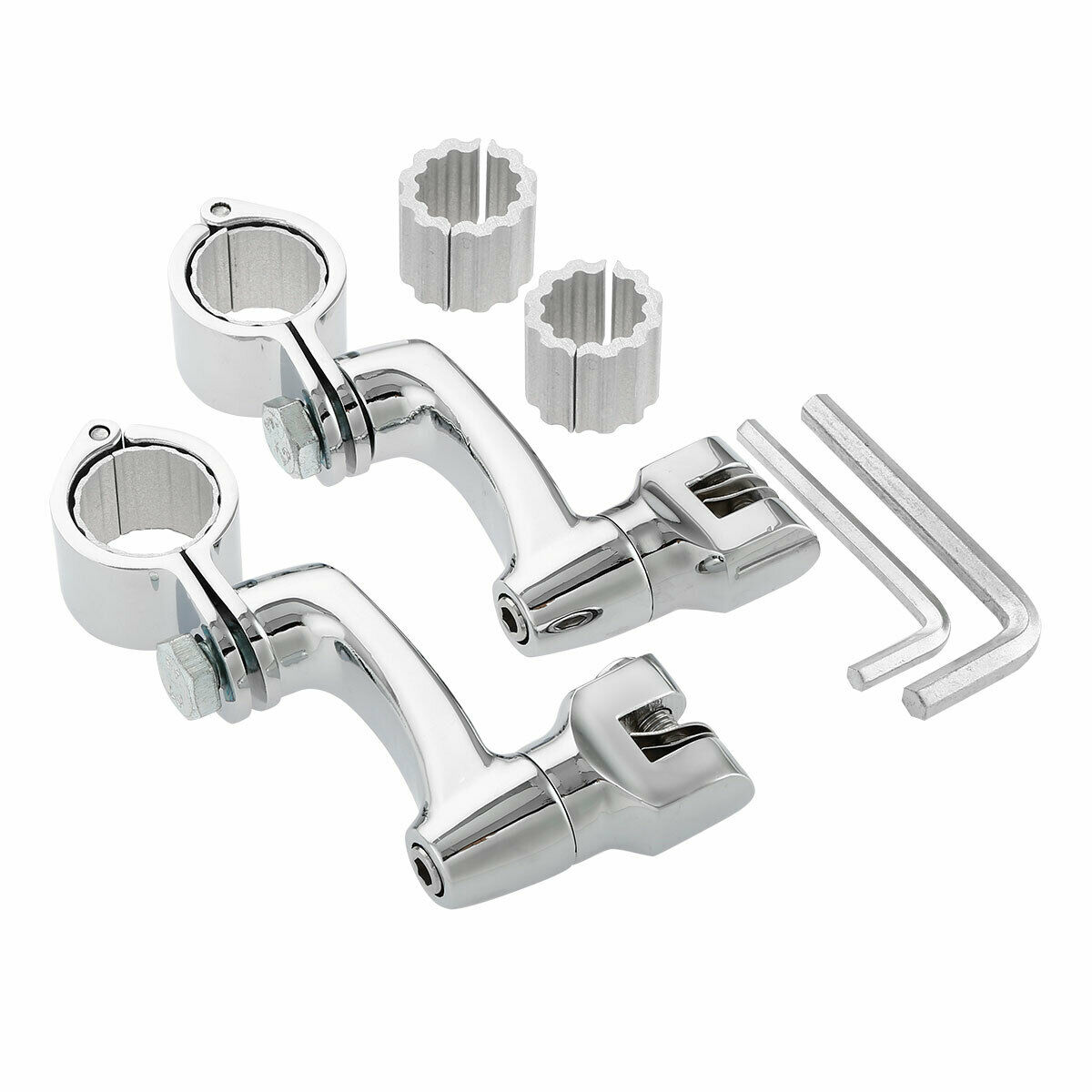 22mm 25mm 32mm 35mm Highway Foot Pegs Mount Clamps Fit For Harley Touring Chrome