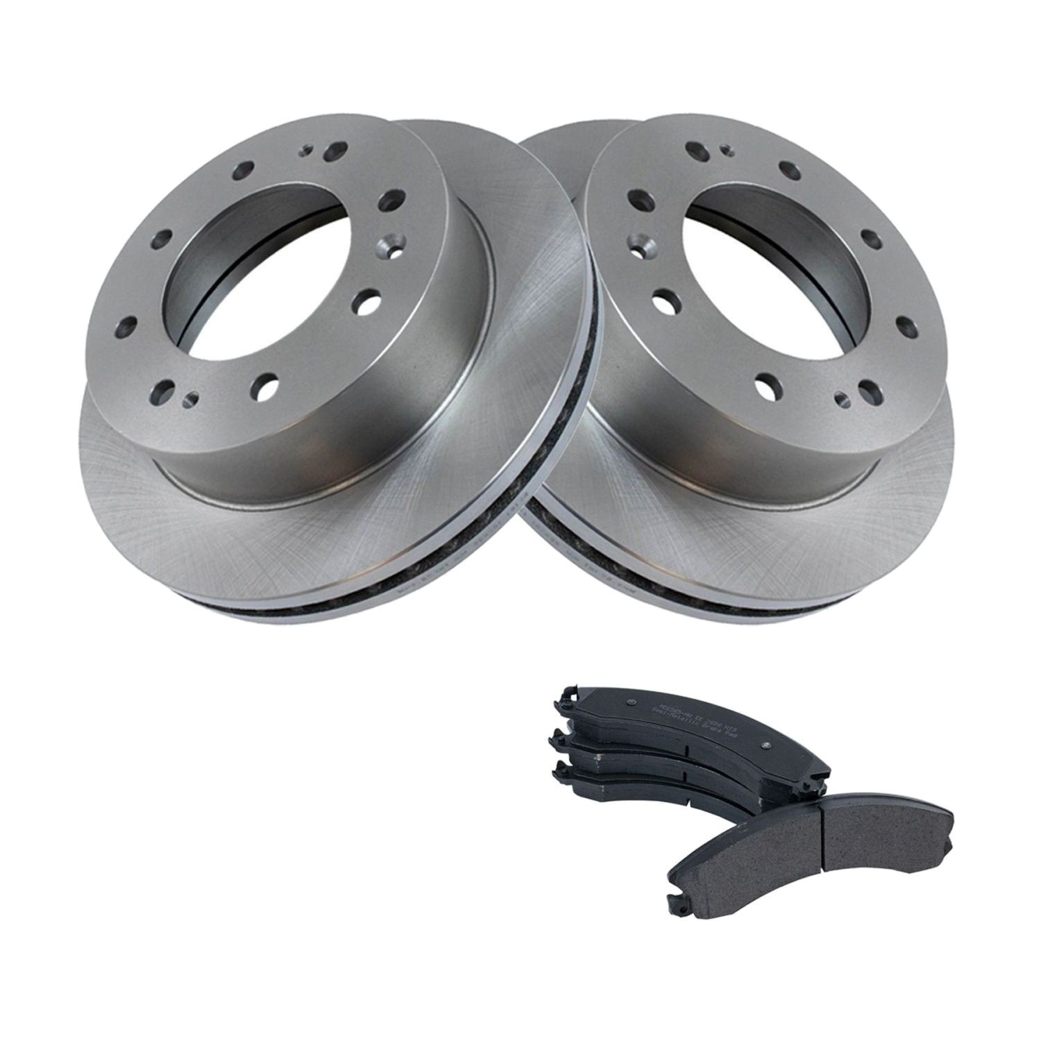 For 2011-2019 Silverado 3500 HD Front Posi Metallic Brake Pad & Rotor Kit W/