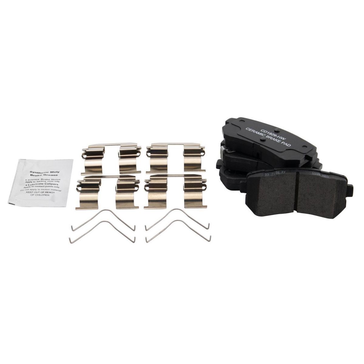 For 16-17 Sonata Hybrid Limited Sedan Rear Posi Ceramic Brake Pad & Rotor Kit