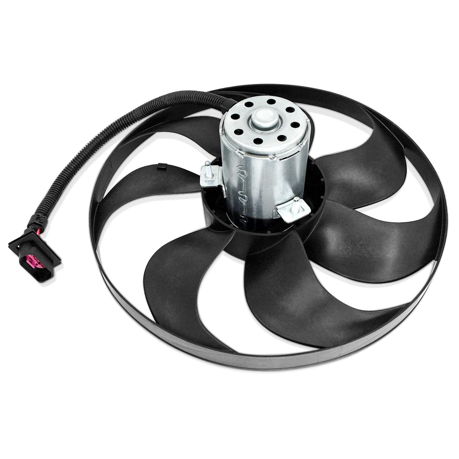For 00-06 TT Quattro Coupe Engine Auxiliary Radiator Cooling Fan Motor Left