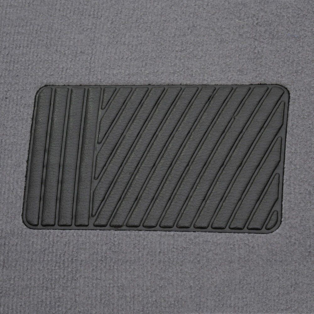 Auto Floor Mats For 95-17 A6 Car Carpet W/Heelpad Medium Gray Set Front & Rear
