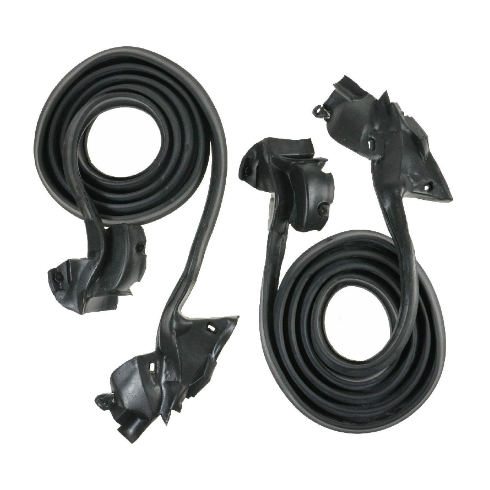 Front Door Weatherstrip Seal Pair Set Of 2 For Buick Chevy Olds Pontiac 442
