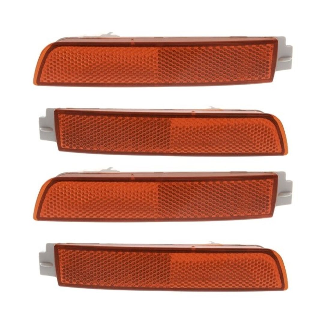 2 Sets Of - Bumper Reflector Set For 2013-2018 Nissan Sentra Rear Left & Right