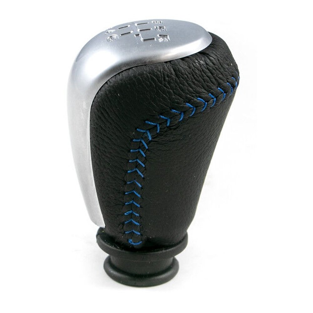 For 04-06 Pontiac 6 Speed Manual T56 Shift Shifter Knob Blue Stitch Lmp1305B