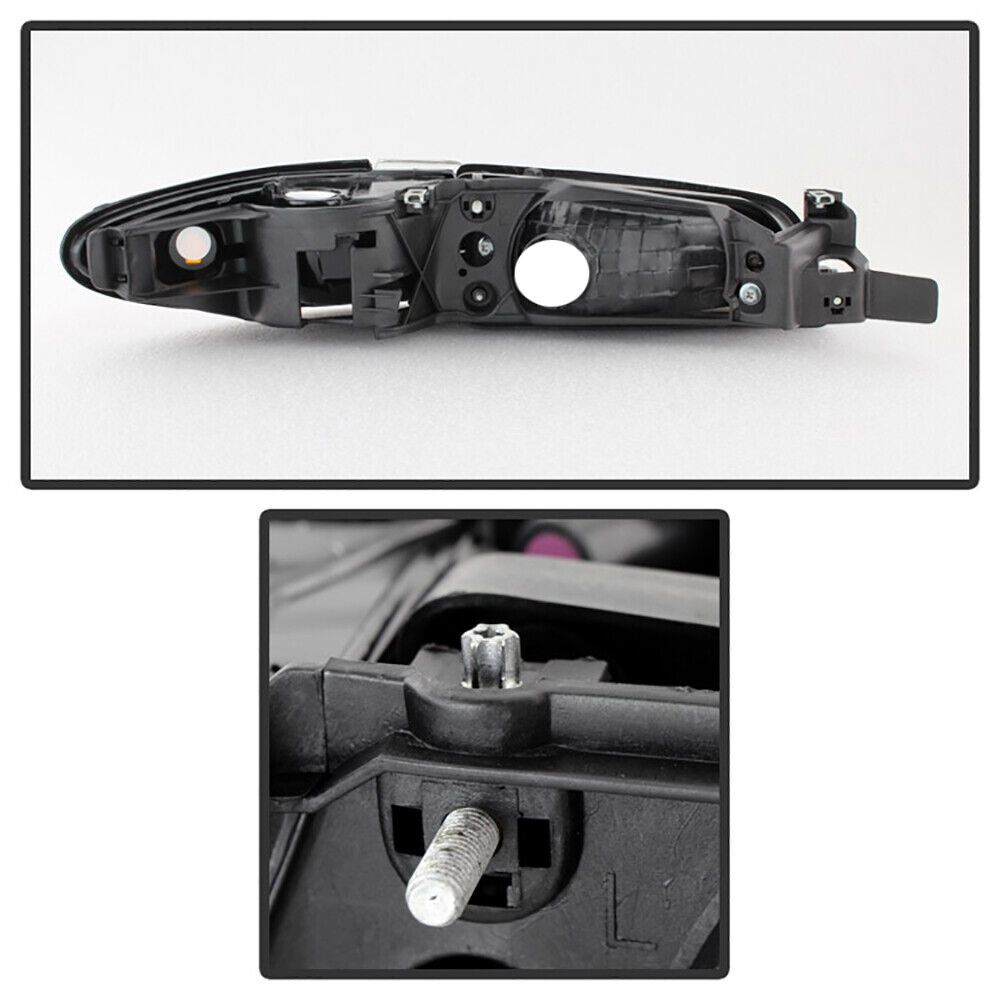 For 97-03 Pontiac Grand Prix GT Coupe Black Corner Headlights Lamp Assembly