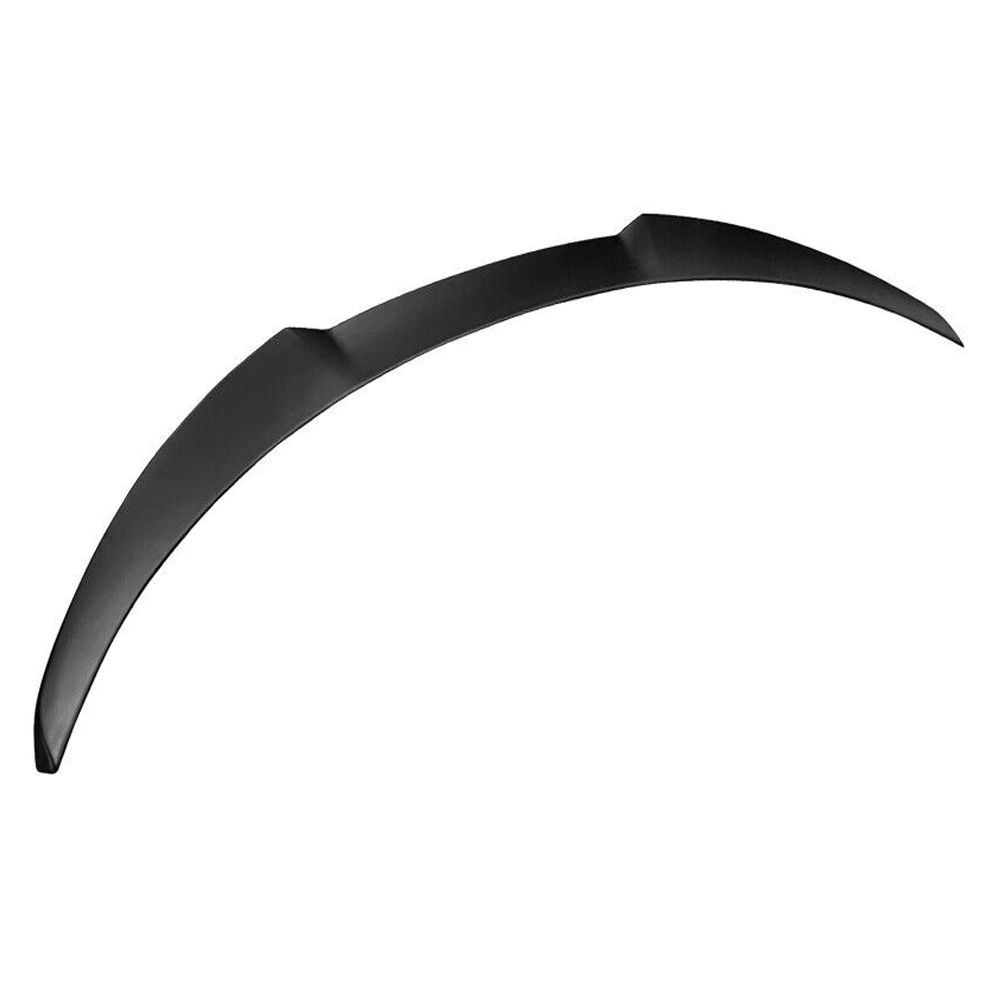 For 19-23 3 Mayor Model 3 4-Door Rear Trunk Spoiler Lip Wing Matte Black ABS