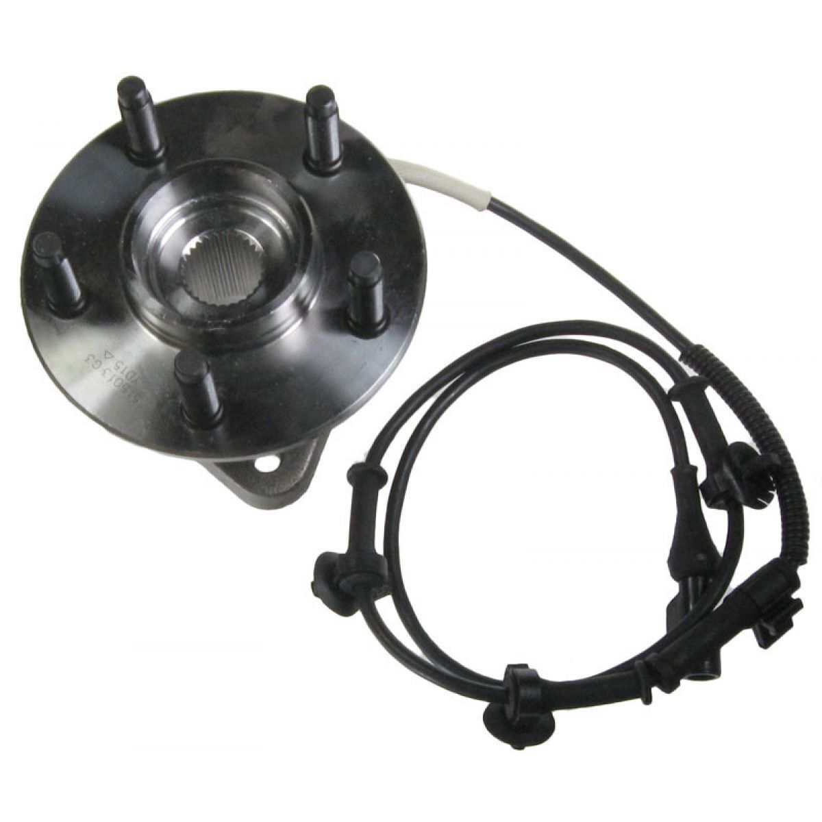 Front Wheel Hubs & Bearings Pair Set For Ford Mazda B-Series Truck W/ ABS 4WD