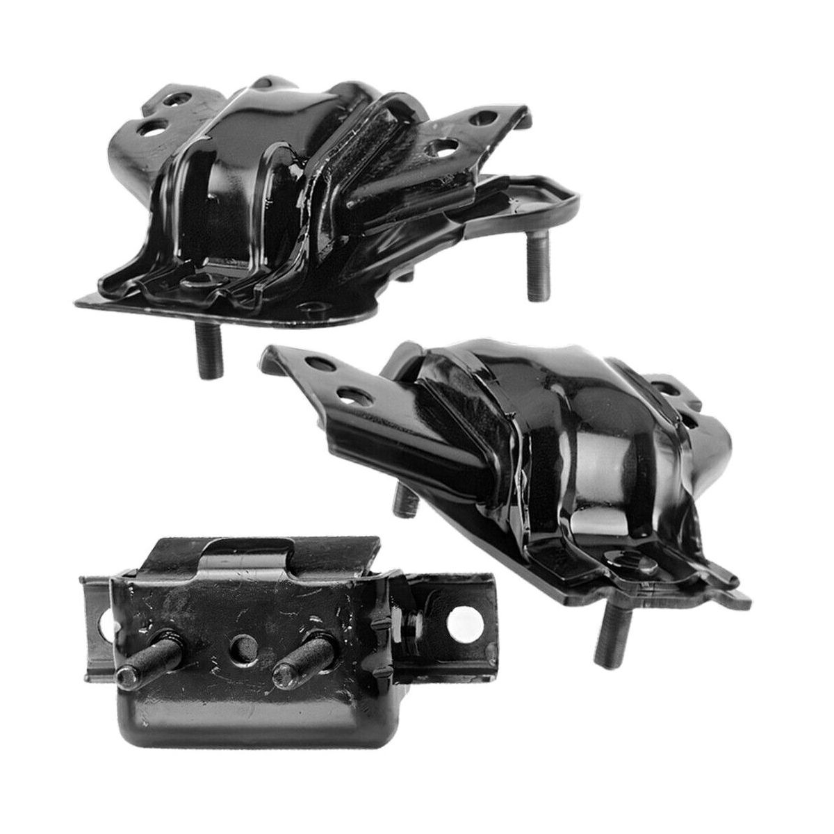 Front Left,Front Right Eng & Rear Trans Mounts 3pcs Set Fits 6.0 Diesel
