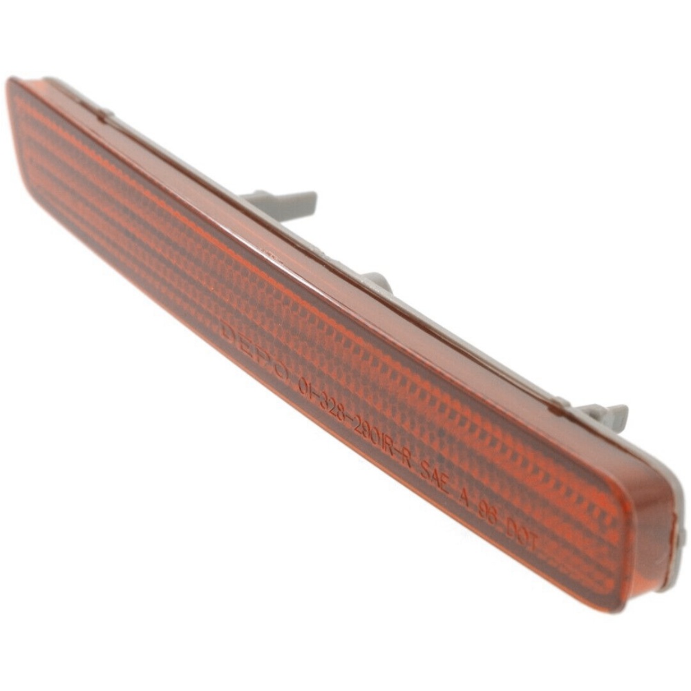 New Bumper Face Bar Reflector Light Lamp Rear Passenger Right Side Right Hand TC