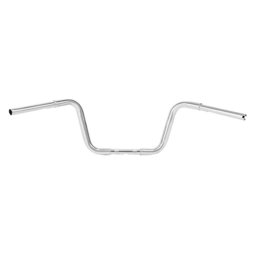 Chrome 10" Rise Ape Hanger Bar 1 1/4" Handlebar For Harley-Davidson FLST FXST
