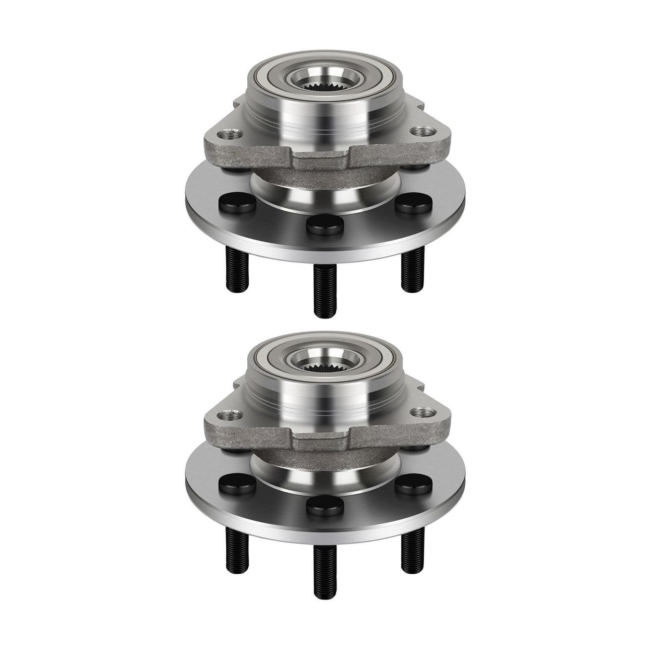 2 Sets Of - Front Wheel Hub & Bearing Assembly For 97-04 Dodge Dakota 98-03 Dodge