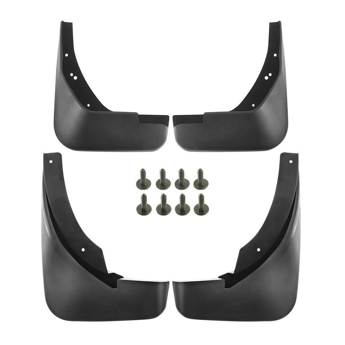 For 09-12 A4 4x Splash Guards Mud Flaps Mudguards For 09-12 A4 B8 Front & Rear