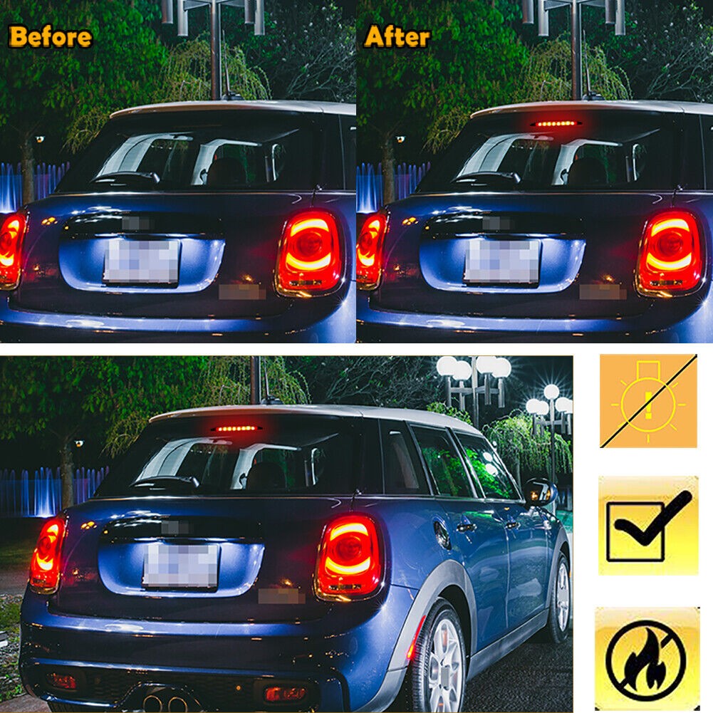 LED Rear 3rd Third Brake Light Lamp R50 R53 Smoked Lens