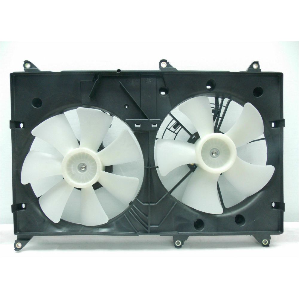 Radiator & Condenser Fan For Lexus 01-03 RX300 Toyota 01-07 Highlander TO3115128