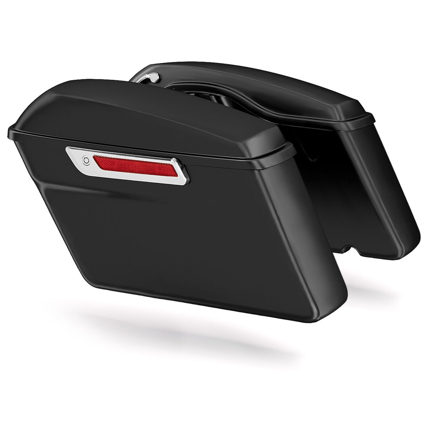 Matte Black Saddlebags W/ Latch Fit For Harley-Davidson Harley Heritage Softail