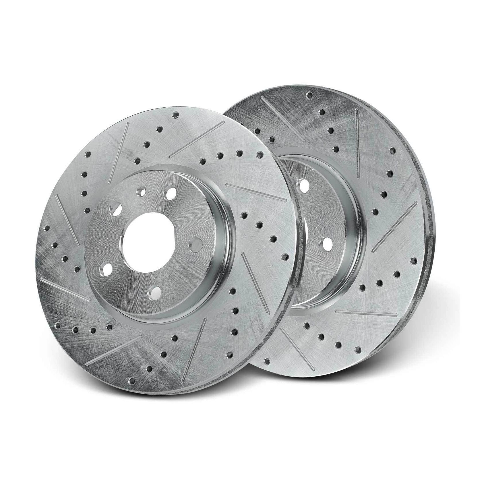 For 13-20 Fusion Front Drilled & Slotted Brake Rotors For 13-20 Fusion 300mm