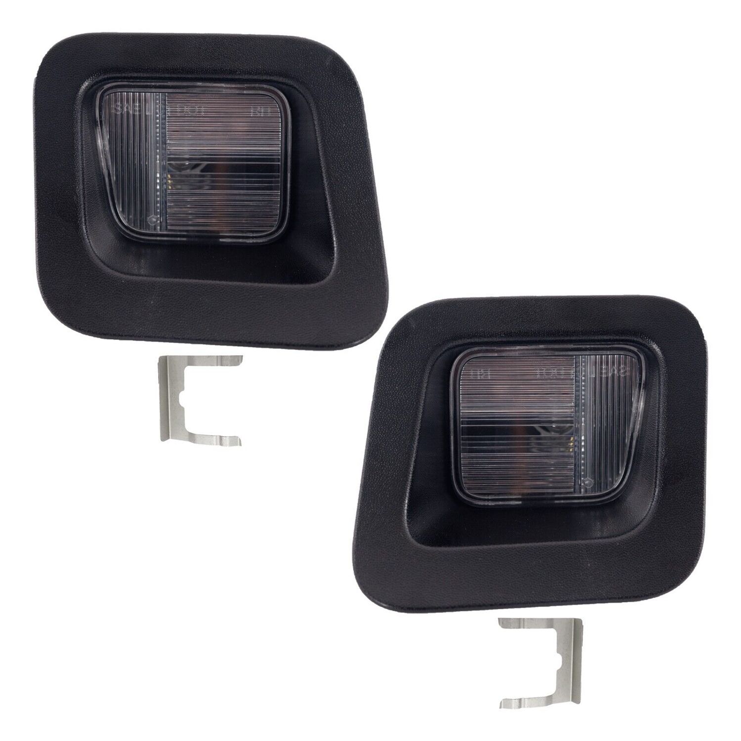 Pair License Plate Lights Set Of 2 Rear Driver & Passenger Side Left Right
