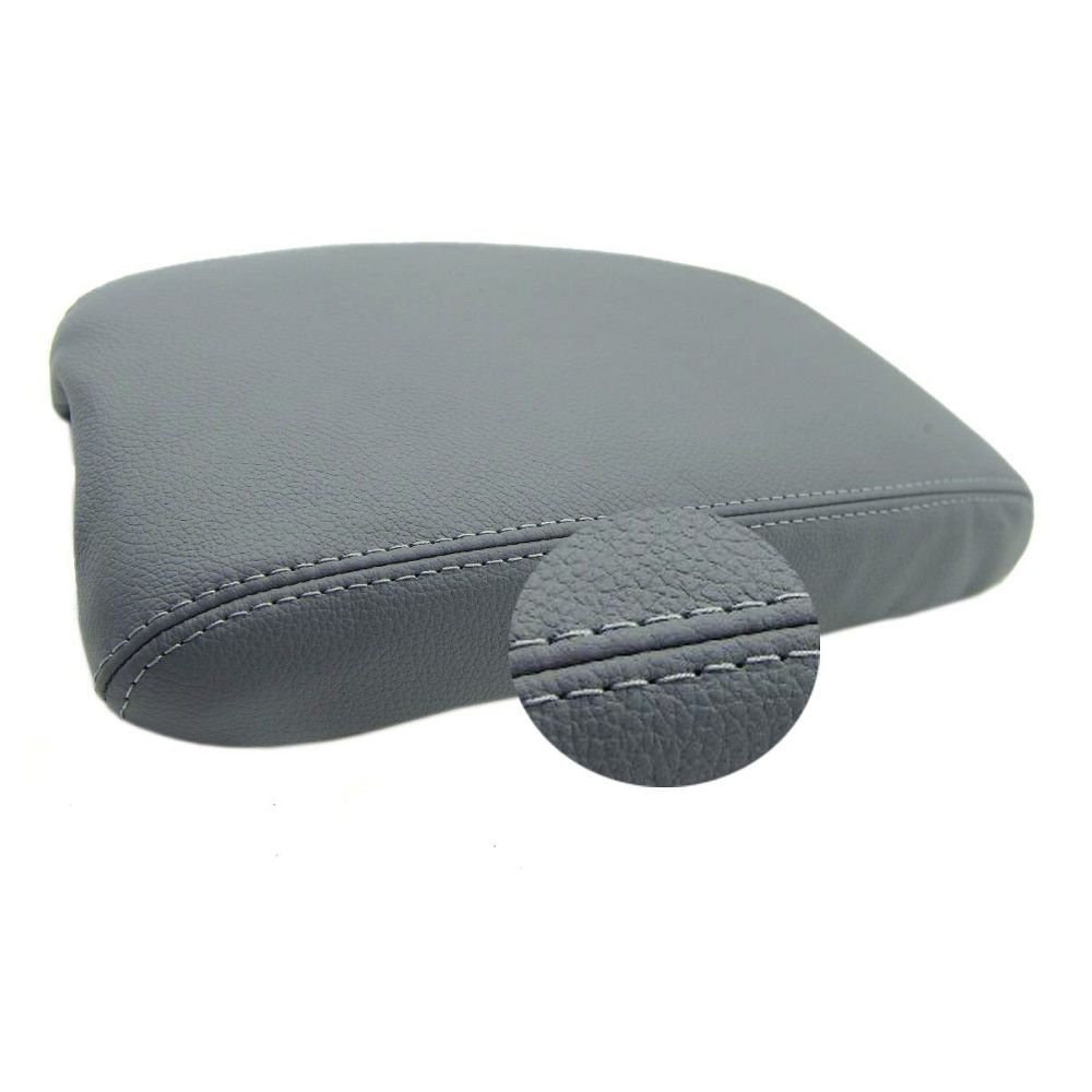 Center Console Armrest Leather Synthetic Cover For 03-07 Lexus LX470 Base Gray