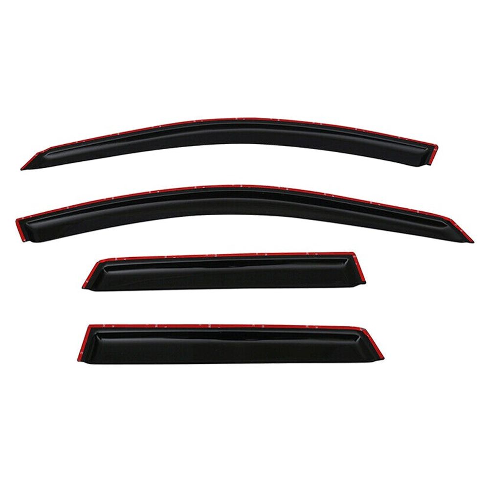 Fits 07-12 Acura RDX Tape-On 4PCS Window Visors Rain Sun Guard Acrylic