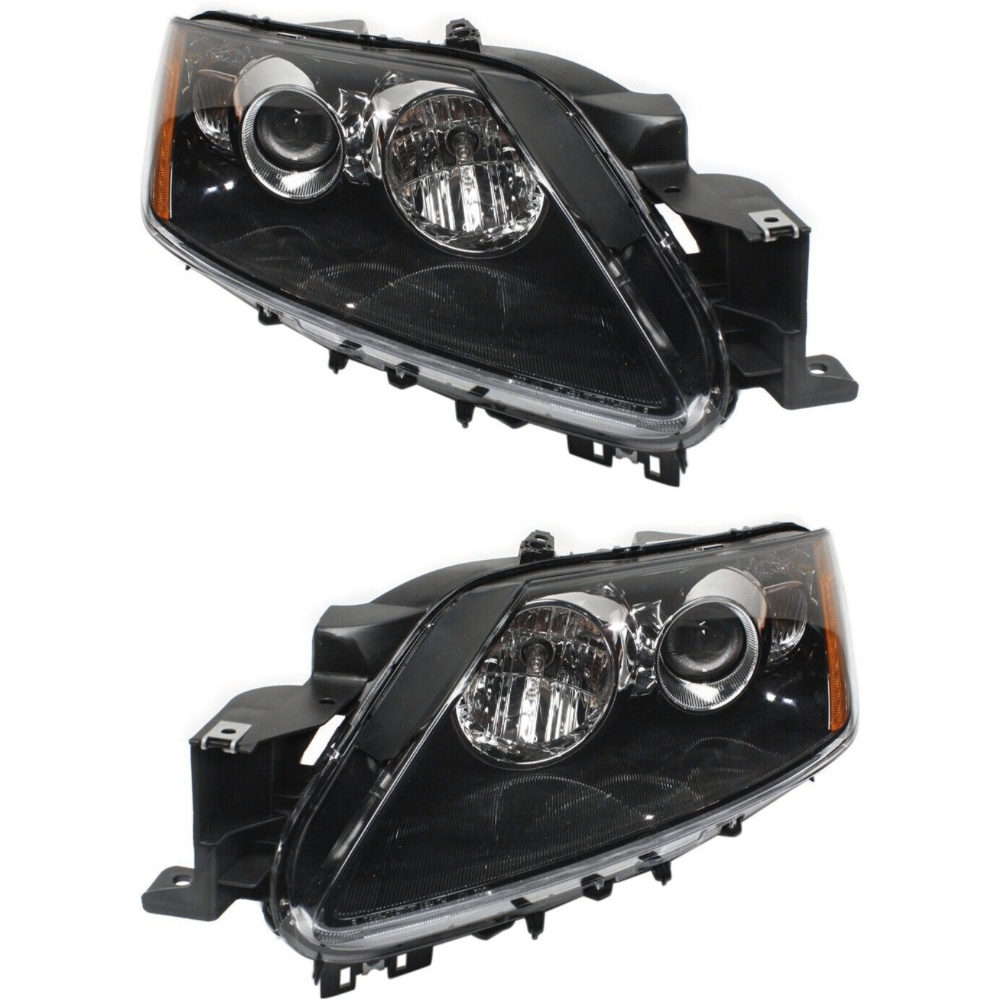 Headlight Set For Mazda 2010-2011 CX-7 Left And Right With Bulb 2Pc