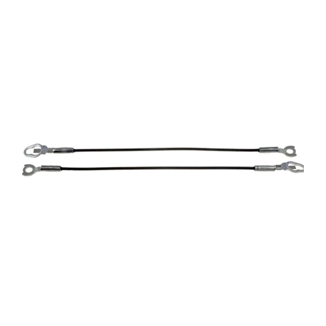 38542 Tailgate Cables Set Of 2 For 09-10 Ram 1500 SLT Extended Cab Pickup Pair