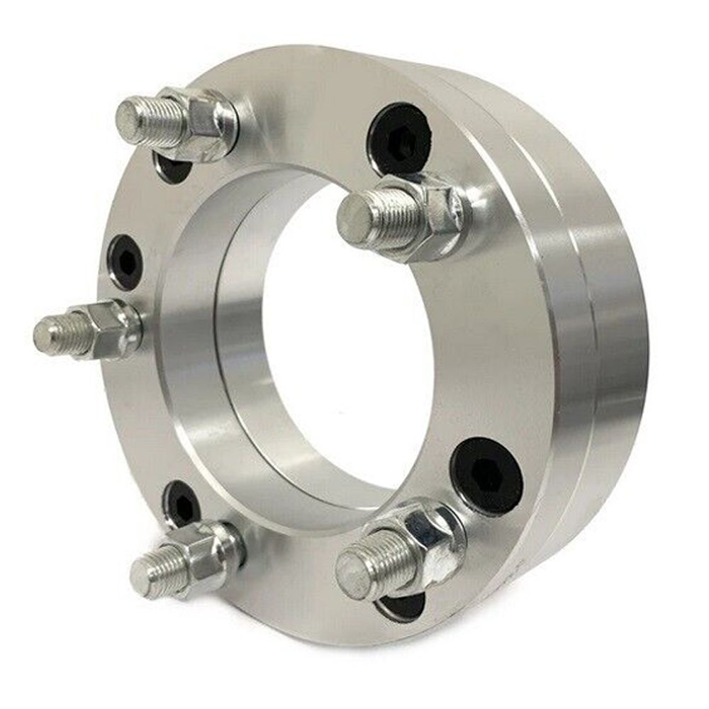 4x 6x5.5 To 5x5.5 Wheel Adapters 2 Inch Use 5 Lug Wheels On 6 Lug Trucks 14x1.5
