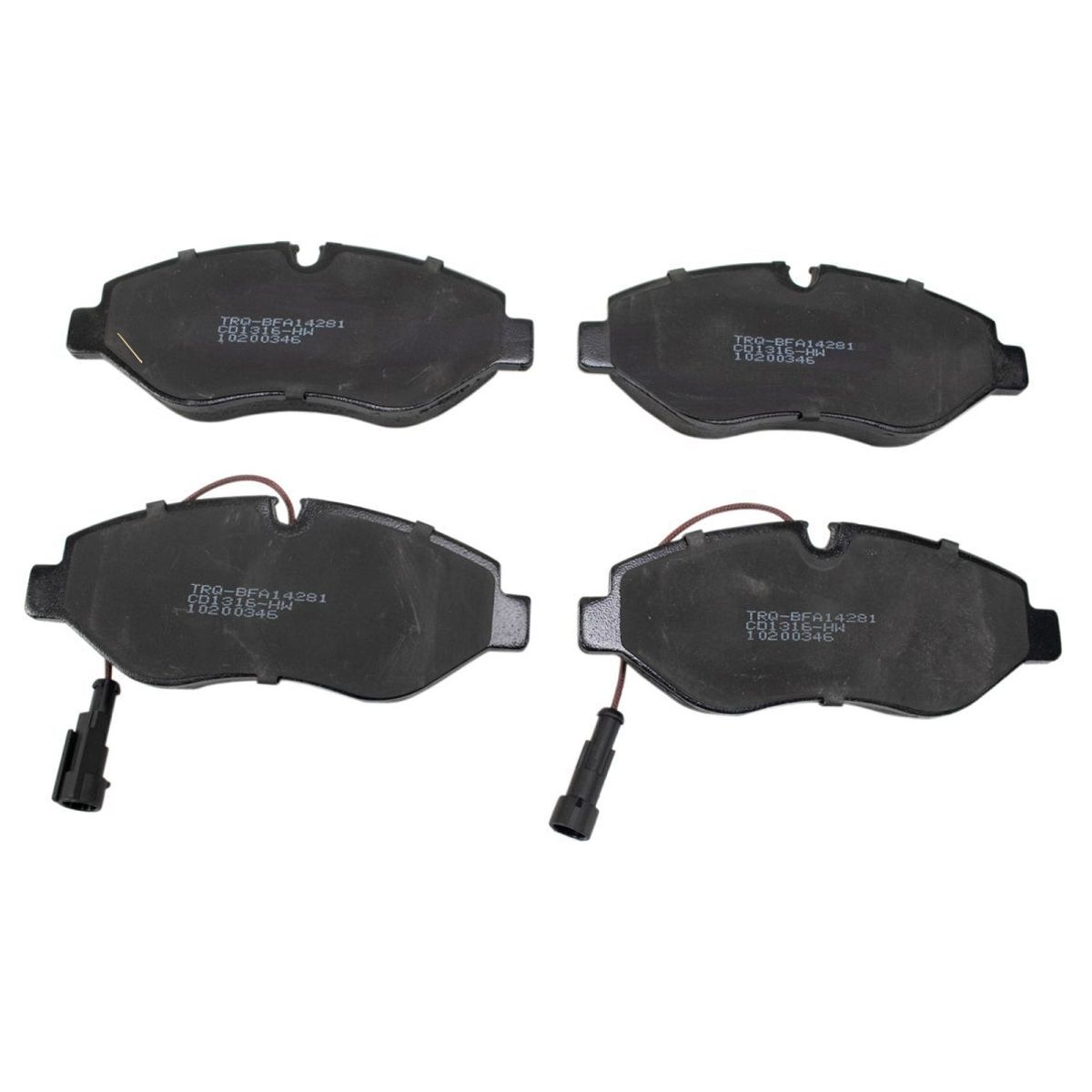 Front Ceramic Brake Pad Set For Sprinter 2500 Metris Van