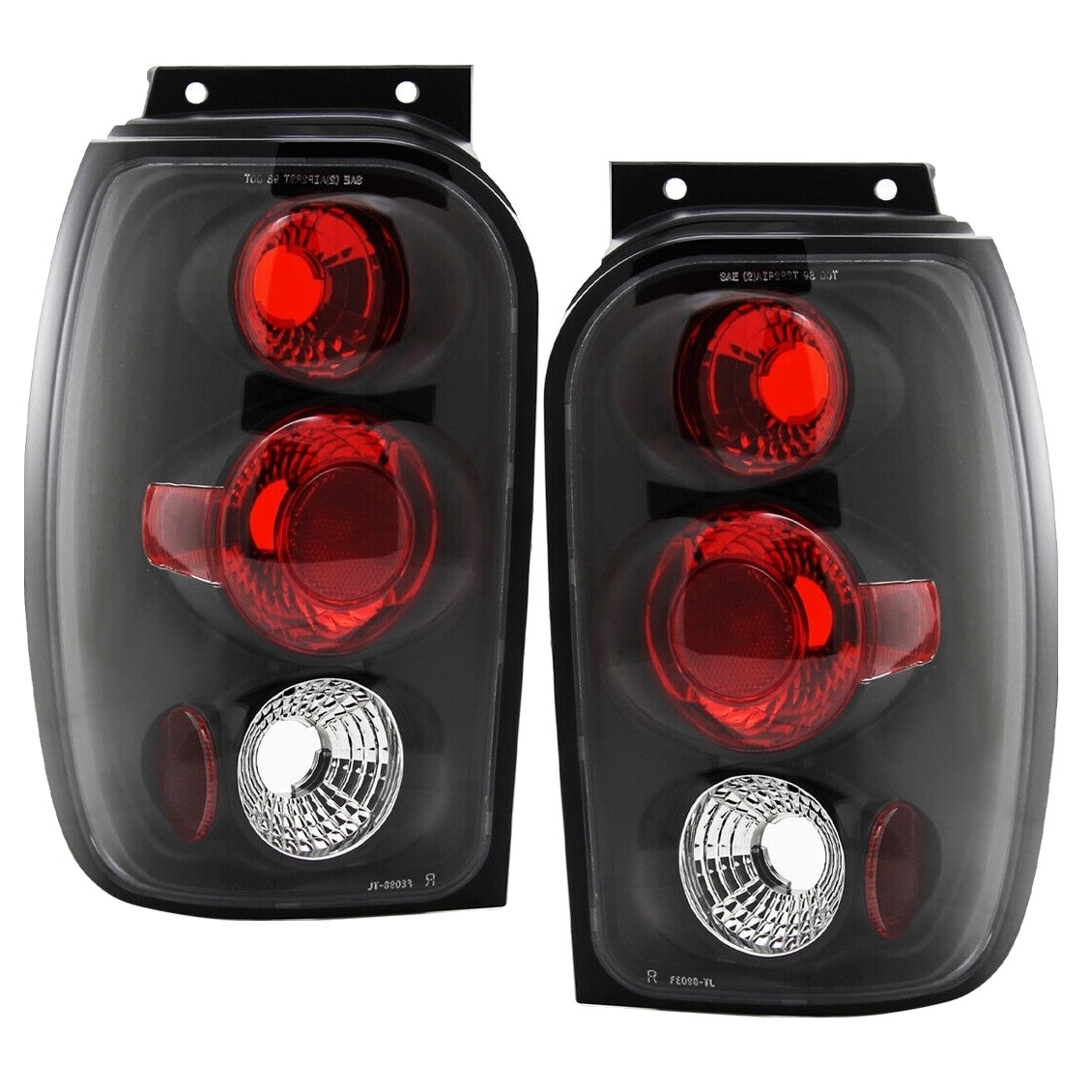 Black Tail Lights Brake Lamps