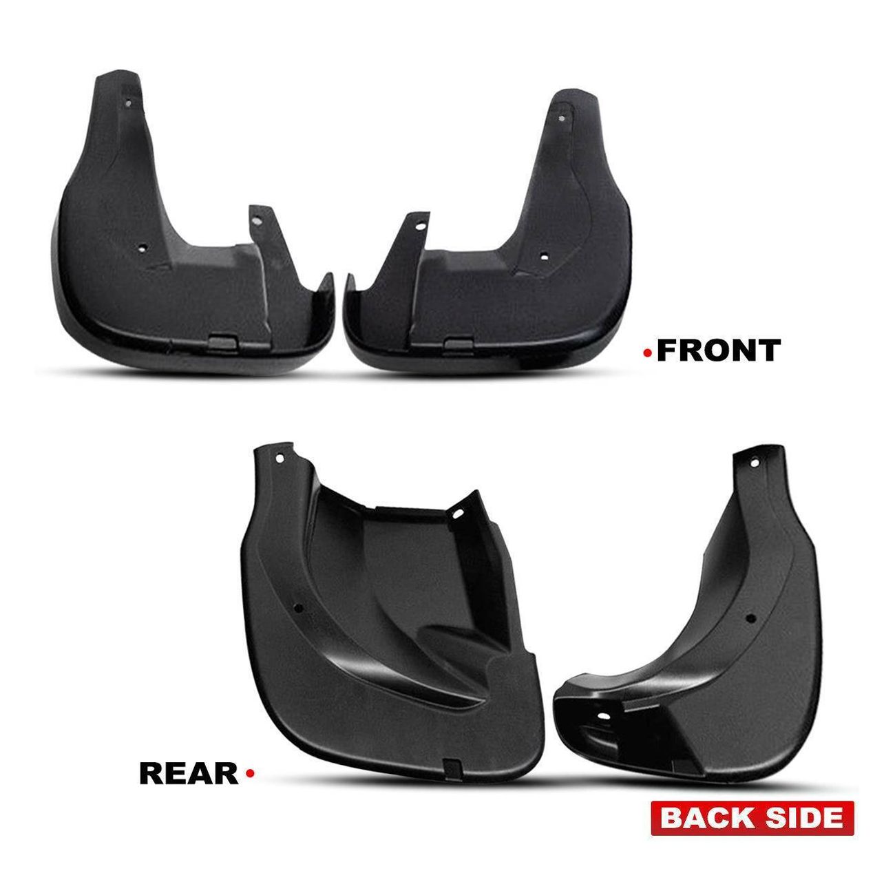 For 12-16 CR-V For 12-16 CR-V Splash Guards Mud Flaps Mudflaps 4PCS Front & Rear