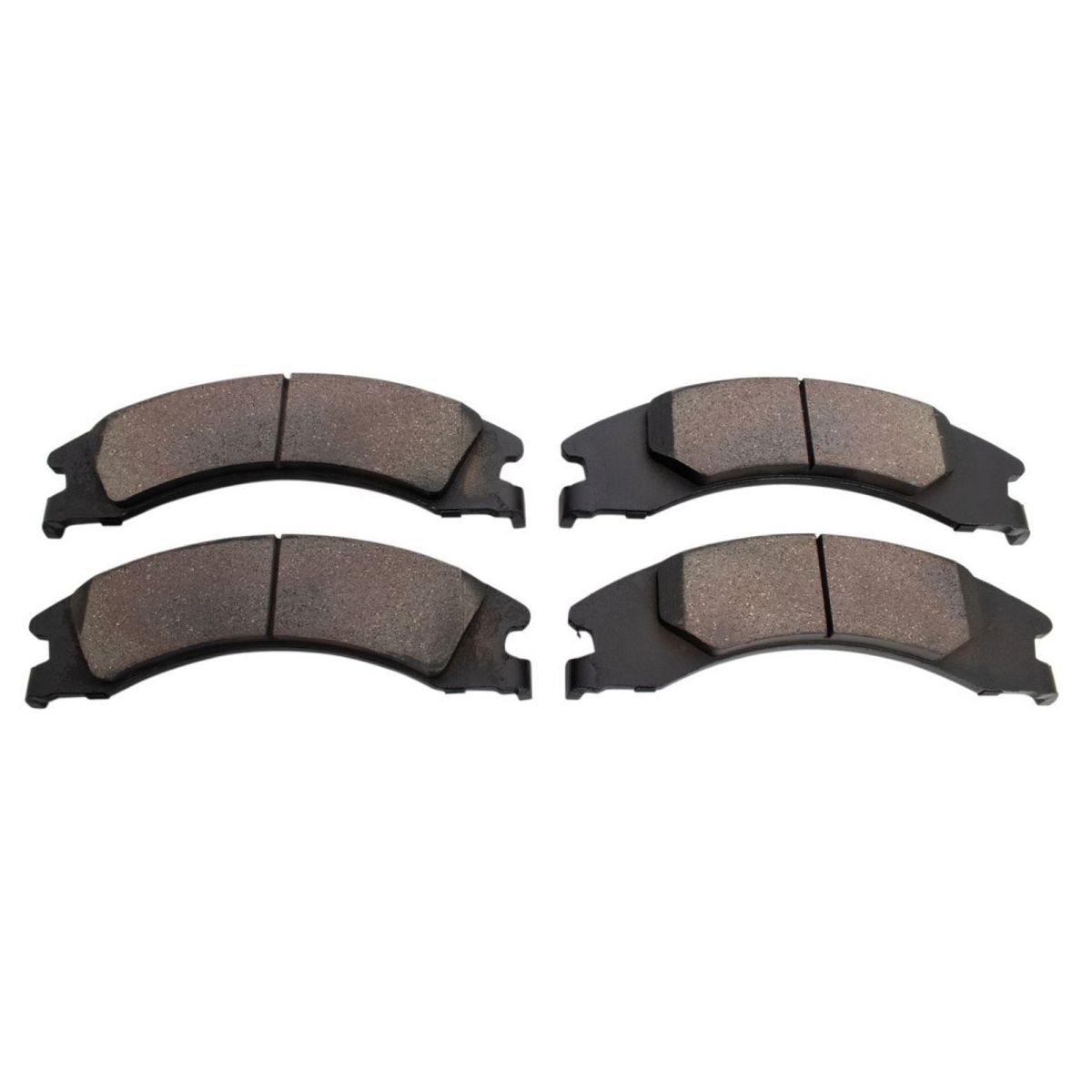 For 2008 Ford E-150 Econoline Standard Cargo Van Rear Ceramic Brake Pad Set