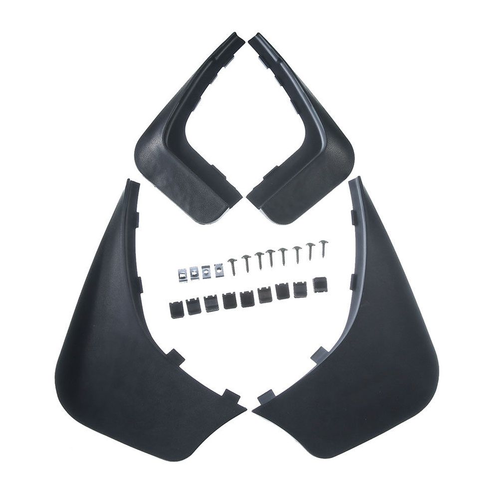 4x Splash Guards Mud Flaps Front &Rear For Smart Fortwo W451 A451 C451 2008-2015