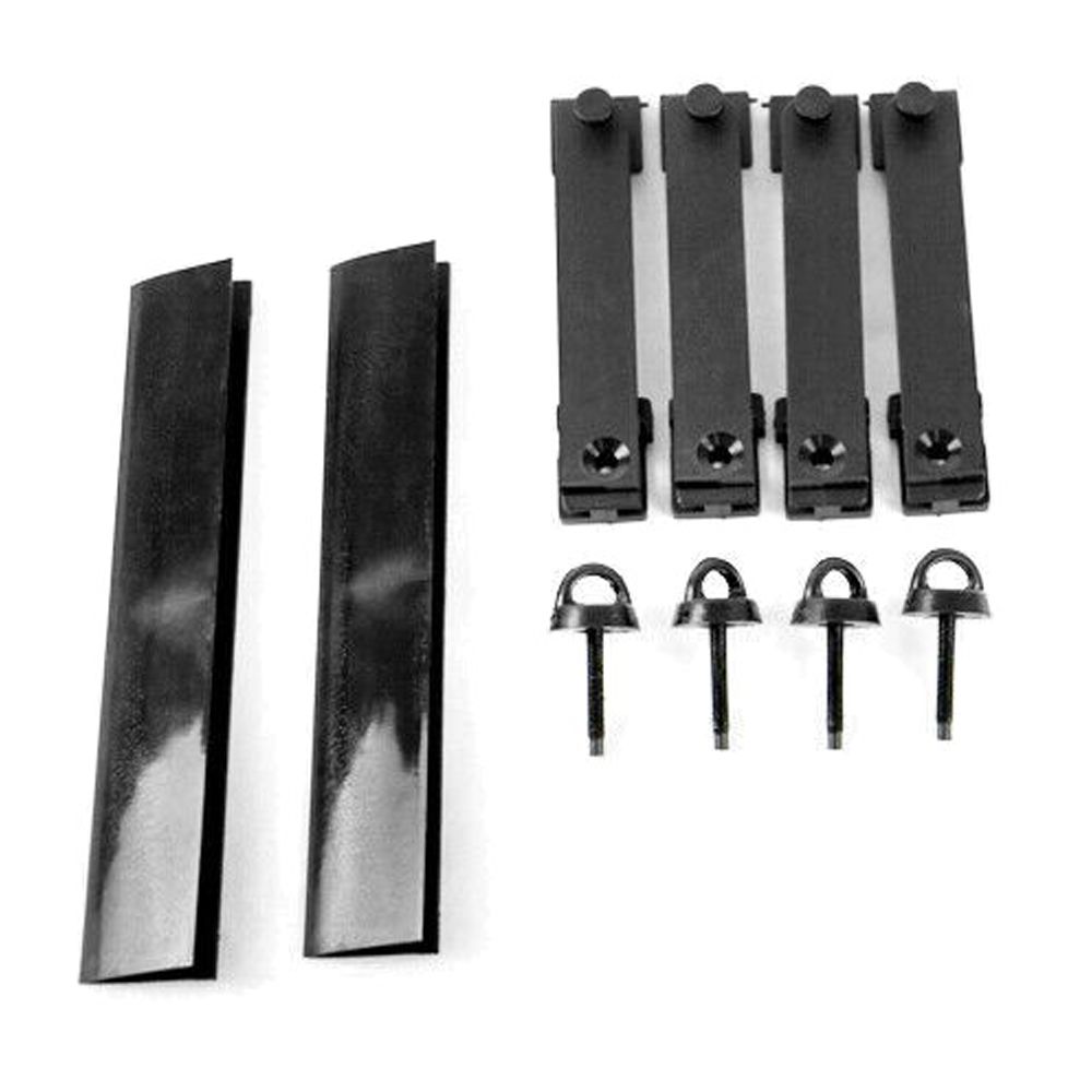 For Ford 11-15 Explorer Roof Rack Cross Bar Luggage Carrier Aluminum Black 2pcs