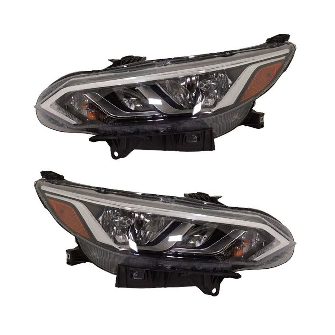 2pcs Left And Right Side Headlight Driving Head Light Headlamp 260106LB0A