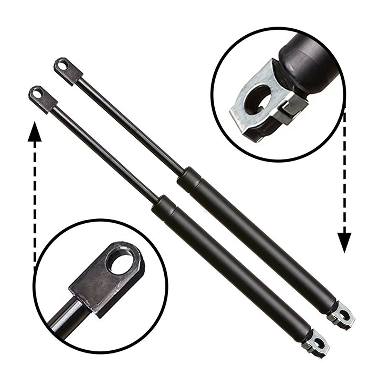 For 1979-1985 Riviera Eldorado Seville Toronado Pair Front Hood Lift Supports