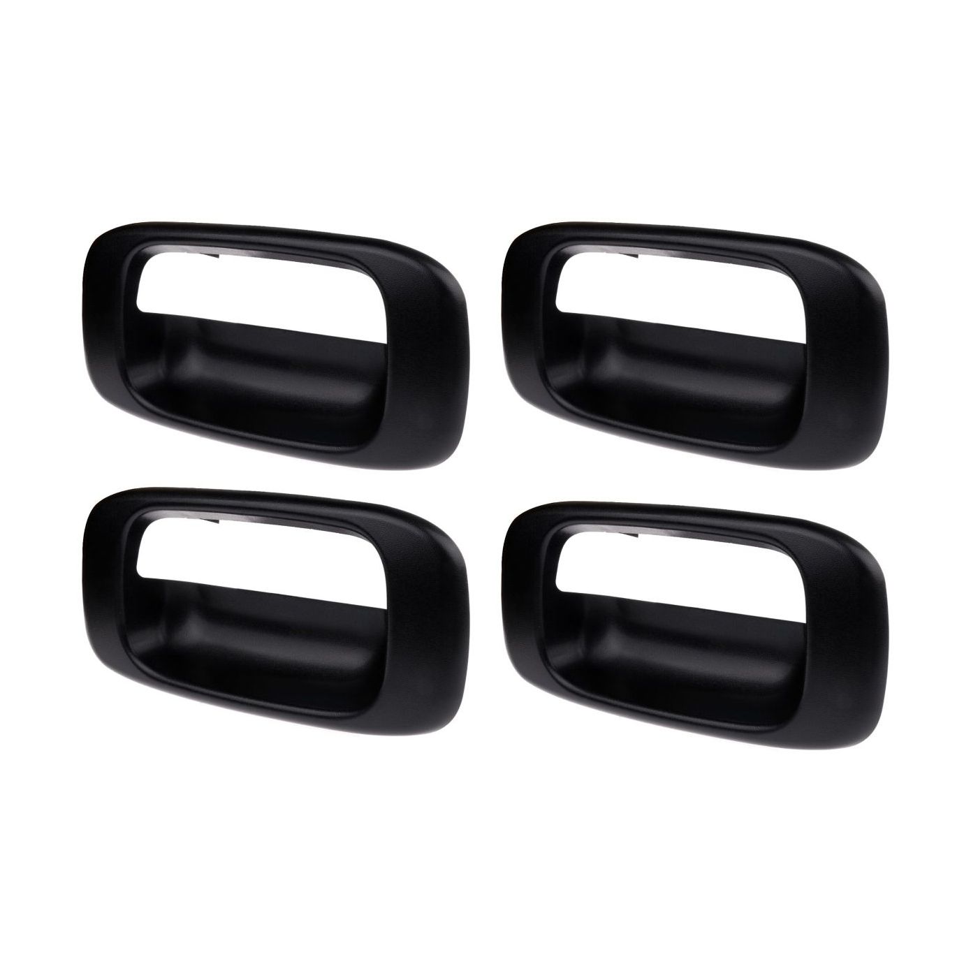 4 Sets Of - Tailgate Handle Bezel Cover Black For GMC SIERRA Chevy SILVERADO 1500