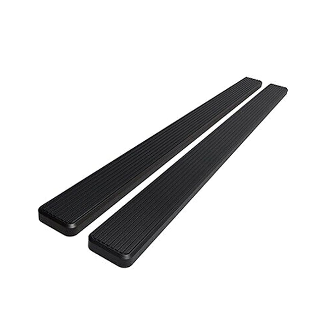 For 13 Avalanche Black Diamond LT Crew Cab Pickup Running Board 6IN Steel Black