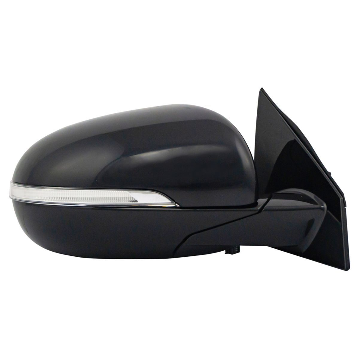 Mirror Power Heated Signal Smooth Black Passenger Side Right For Sorento