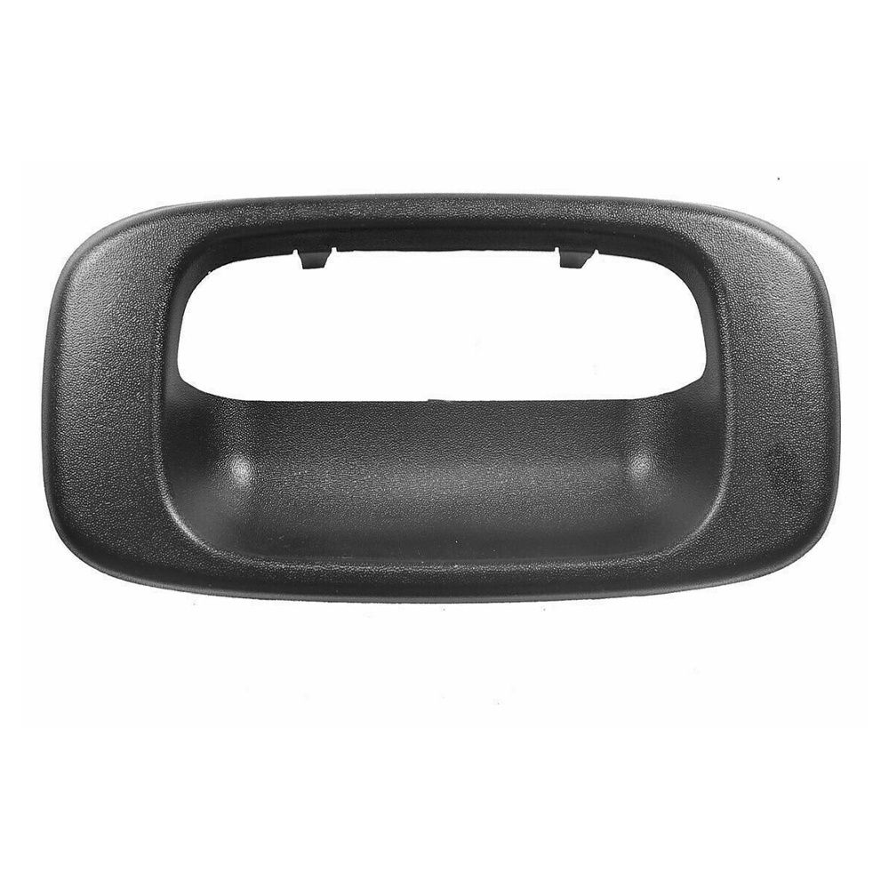 Black Rear Tailgate Handle Bezel Trim For Chevy GMC 99-07 Chevy Silverado GMC