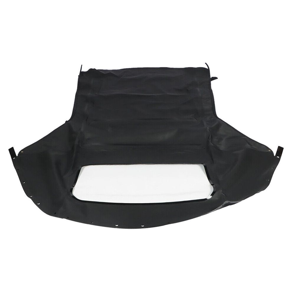 For Chrysler 2004-2006 Sebring Base Black Sailcloth Soft Top & Plastic Window