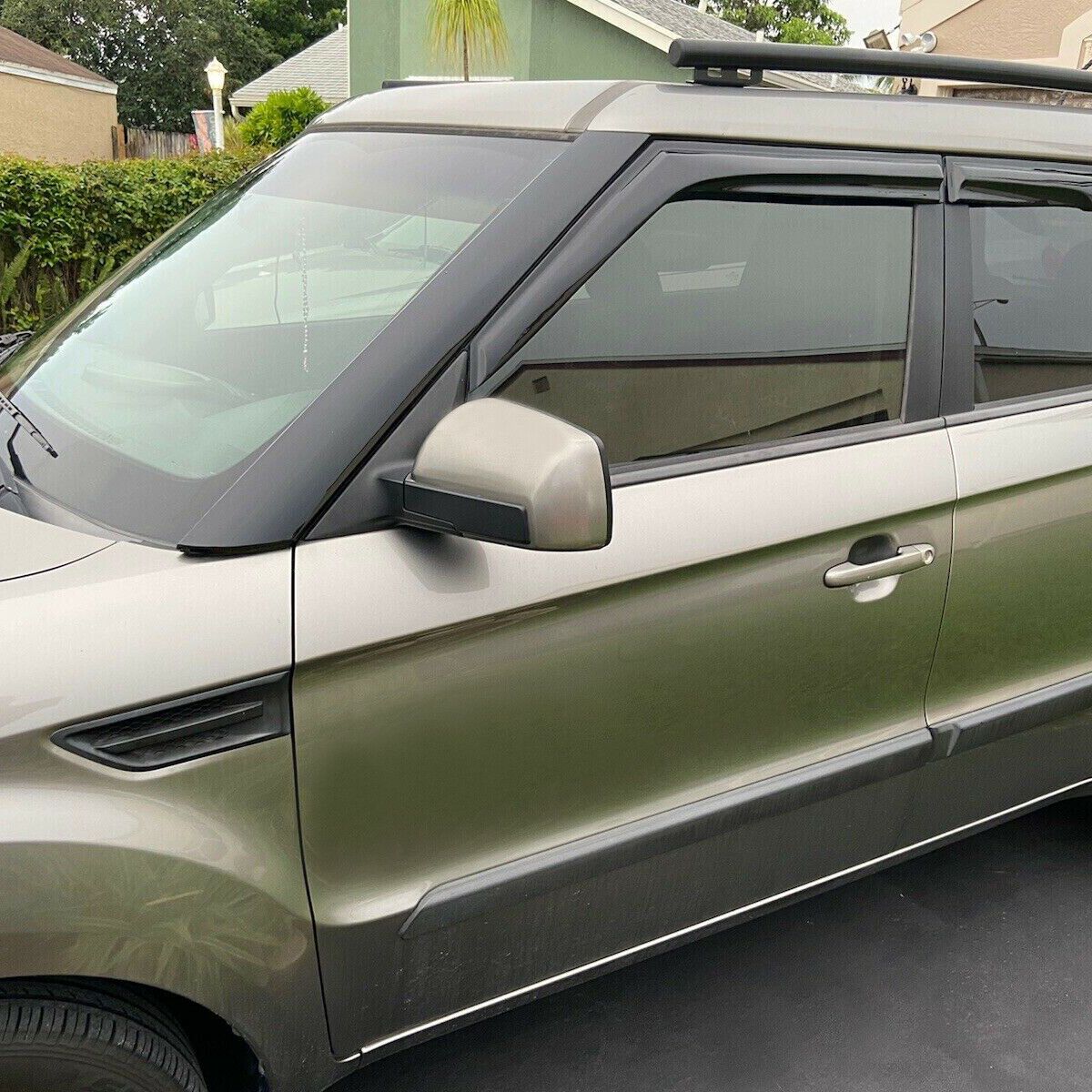 Windshield Pillar Trim Right Left For 09-10-13 KIA Soul Exterior Molding Garnish
