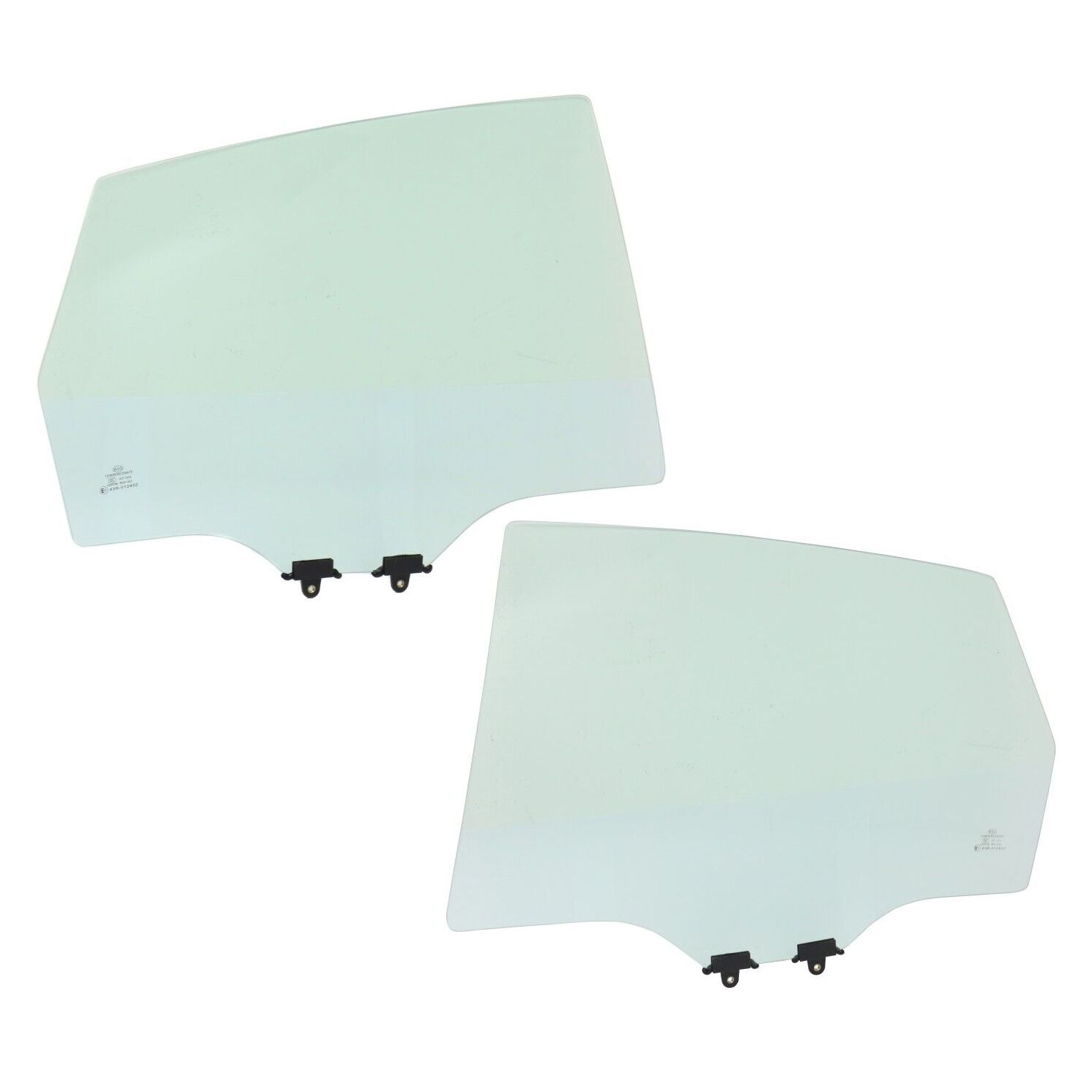 Door Glasses Set Of 2 Rear Driver & Passenger Side Left Right For Wrx Pair