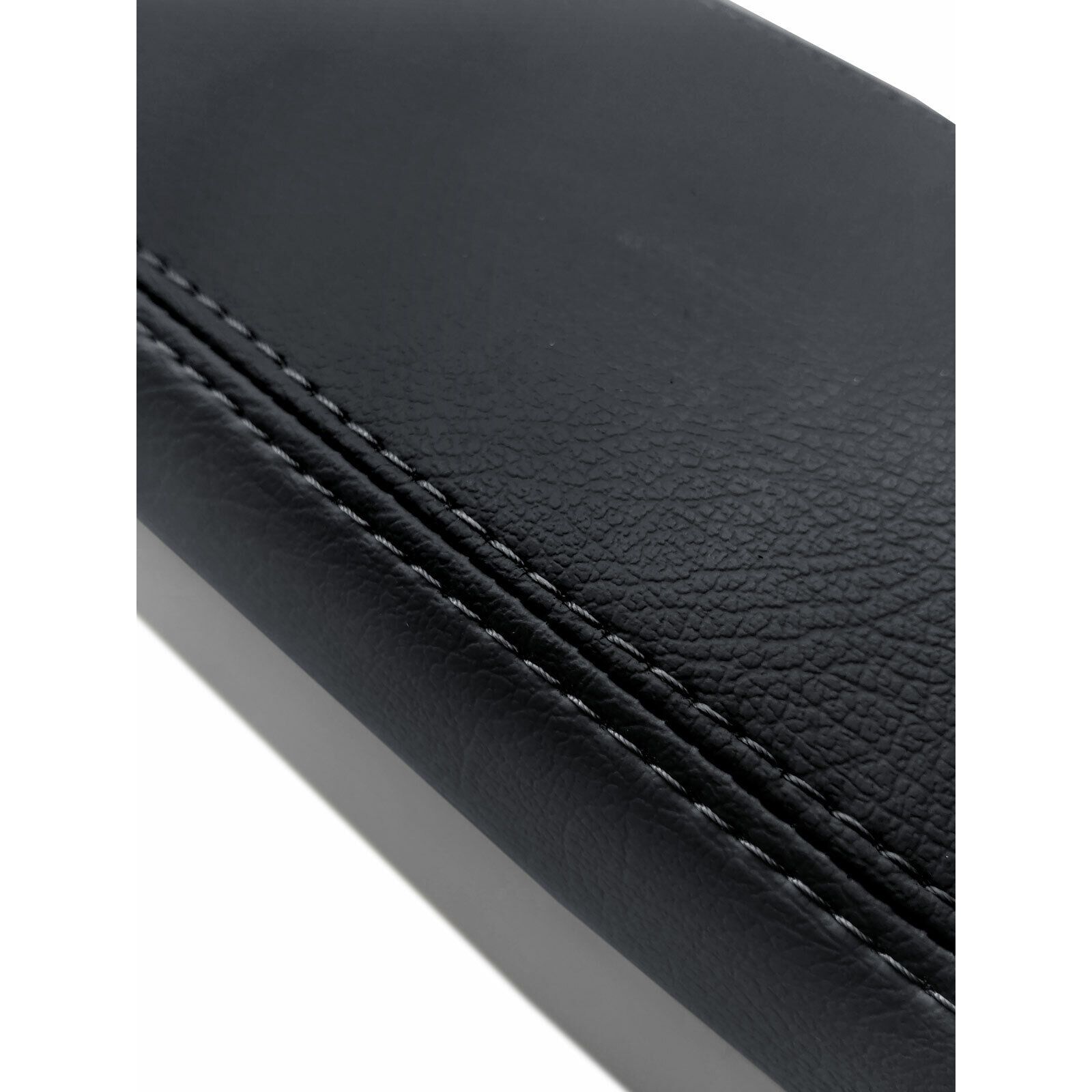 Console Console Lid Armrest Cover PVC Leather For Subaru 03-08 Forester Black