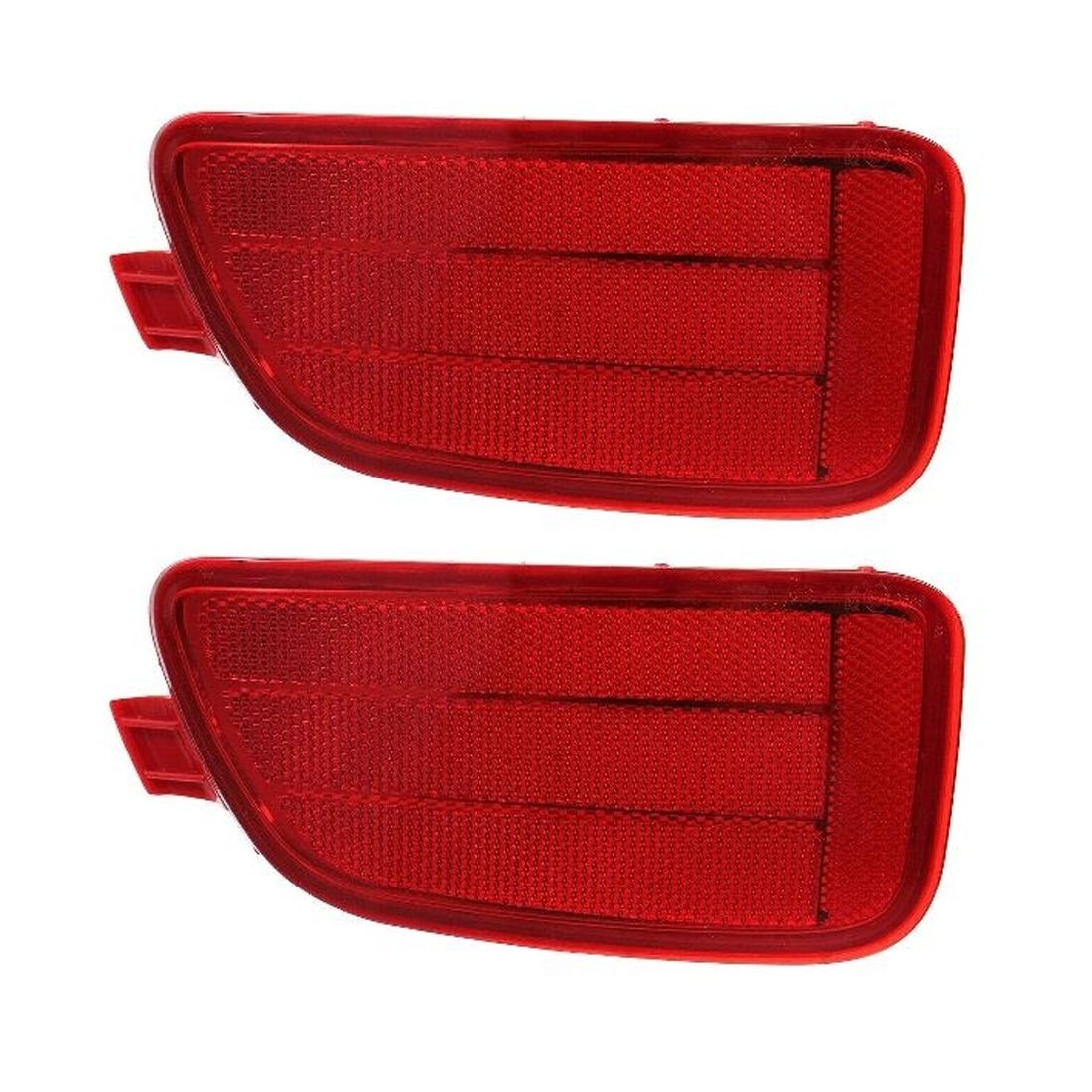 2 Sets Of - For Kia Soul Bumper Face Bar Reflector Light Lamp Rear Driver Side LH