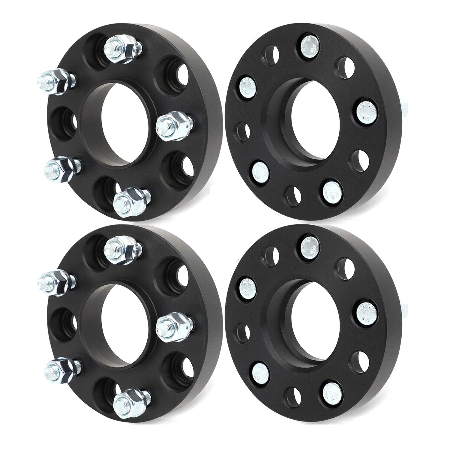 For 84-85 Eldorado Biarritz Convertible 4X 1" Hub Wheel Spacers 5x4.75 12x1.5