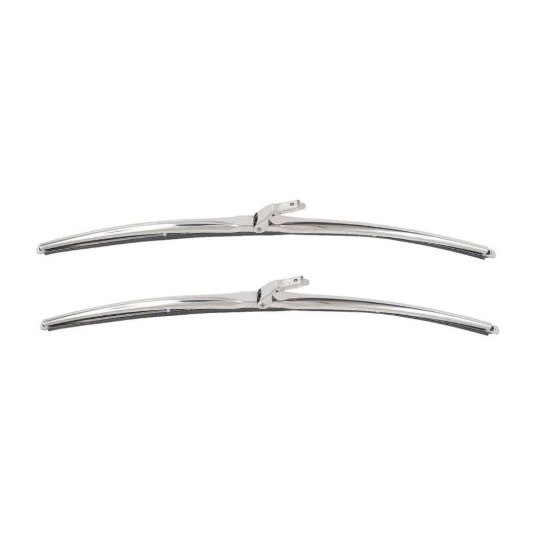 16" Style Stainless Steel Wiper Blade Set For Chevrolet GMC Trucks