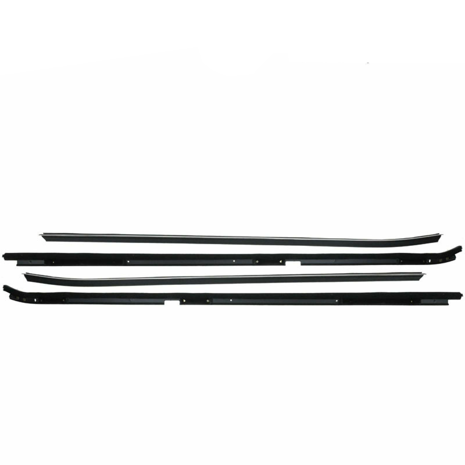 2 Sets Of - Inner & Outer Window Sweep Felts Seals Weatherstrip 4-pc Kit Set For