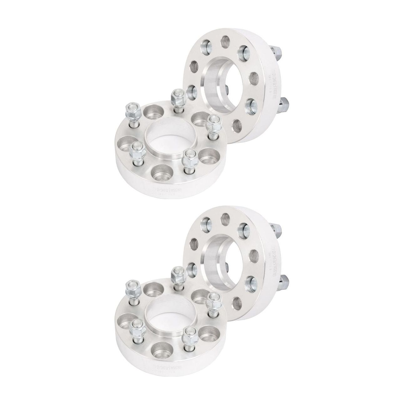 2 Sets Of - 1.25" 5x4.5 Hubcentric Wheel Spacers For Mustang GT500 Shelby Cobra SVT