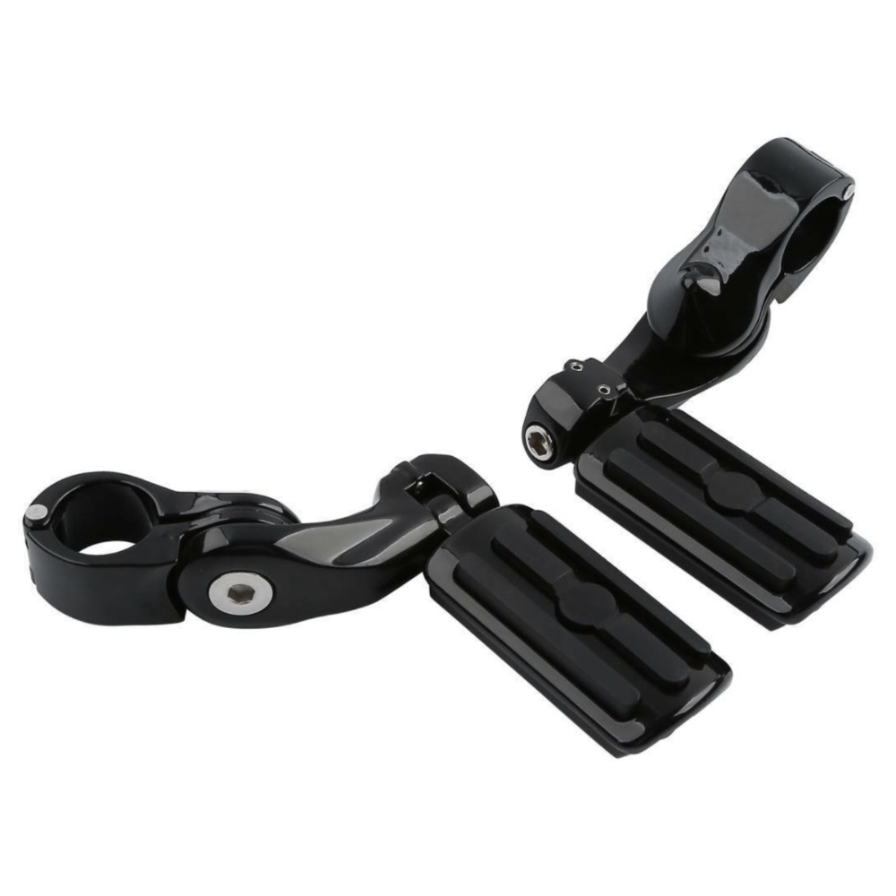 1.25" 1 1/4" Highway Foot Pegs For Harley-Davidson Honda Kawasaki Road US