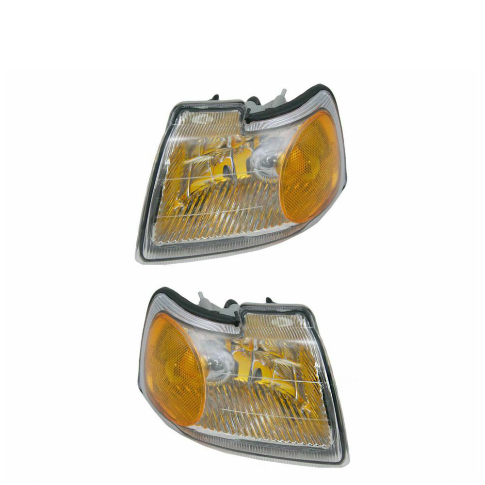 Marker Signal Blinker Corner Parking Light Pair Set For 1996-1997 Ford Mercury